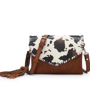 Cow Print Crossbody/Clutch